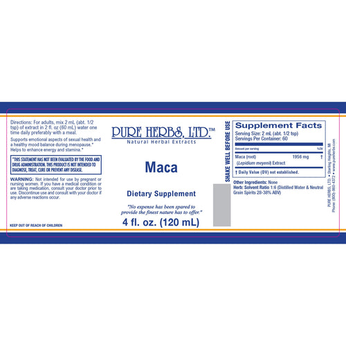 Maca Extract | Organic Maca Root for Energy, Hormonal Balance & Endurance